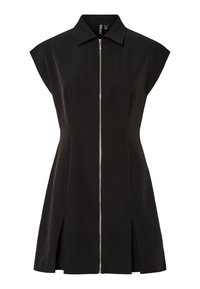 PCMORGAN SHORT ZIP DRESS  - Blousejurk - black