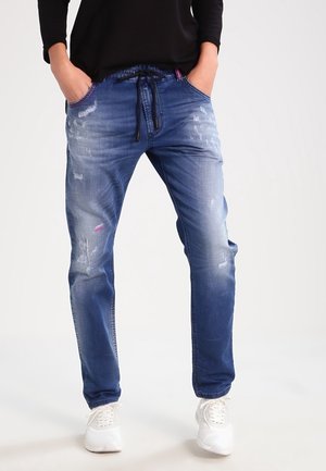 Relaxed fit jeans - bleached denim