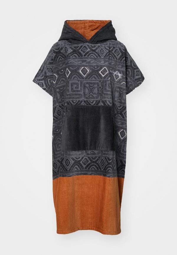 HOODY TOWEL - Beach accessory - bran