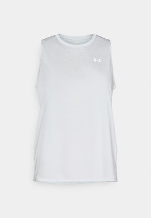 Under Armour TANK TWIST - Top - halo gray/white