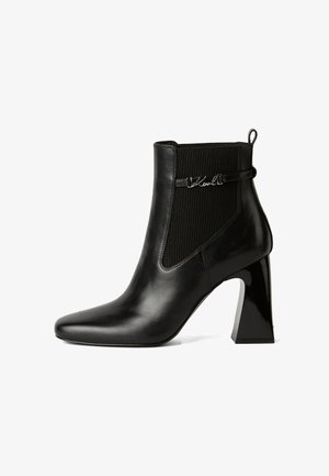KARL LAGERFELD ASTRA NOVA GORE  - Botines de tacón - black lthr