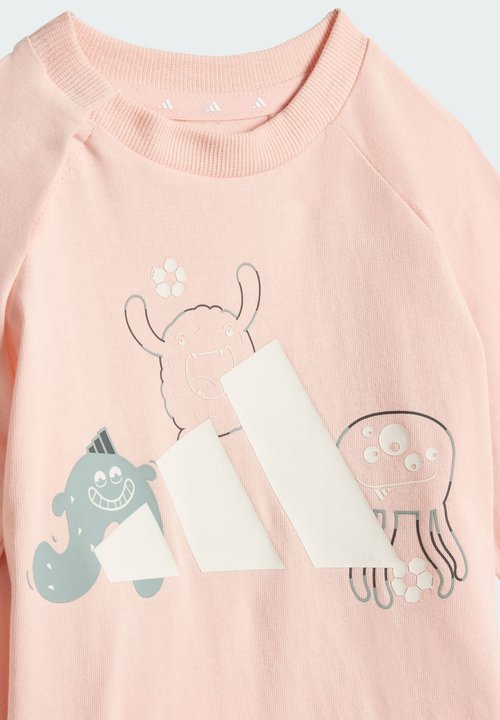 adidas TIRO_NSTER T-SHIRT SET-INFANT UNISEX - Chándal - blush pink/white — photo 3