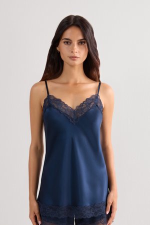 Intimissimi, V-NECK - Nattøj trøjer - dark blue