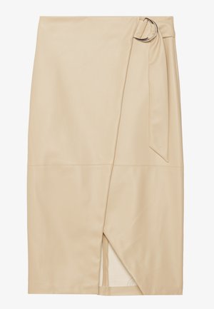Zign Studio RECYCLED PU WRAP SKIRT - Hõlmikseelik - off-white