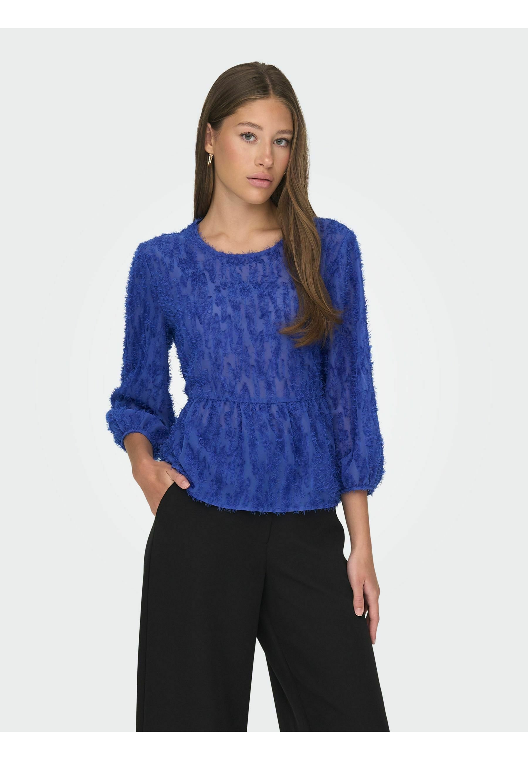 ONLY Damen Bluse Onlkarolina – Langärmlig, Relaxed Fit, Alltagstauglich