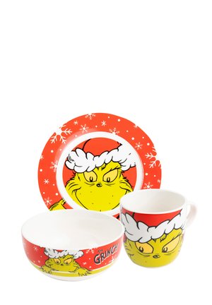 THE GRINCH SET 3-TEILIG - Servizio da tavola per bambini - rot