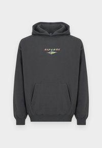 Tumehall hallitus, millel on känguru-tasku, ribatud varrukad ja iridescentne "Rip Curl" logo rinnal. Pehme kangas ja lõdva lõikega.