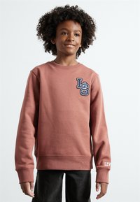 Levi's® MONOGRAM CREWNECK - Mikina - mahogany