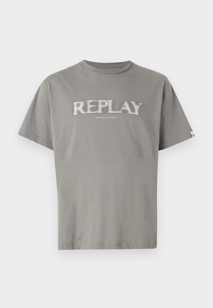 Replay Marškinėliai su spaudiniu - grey military