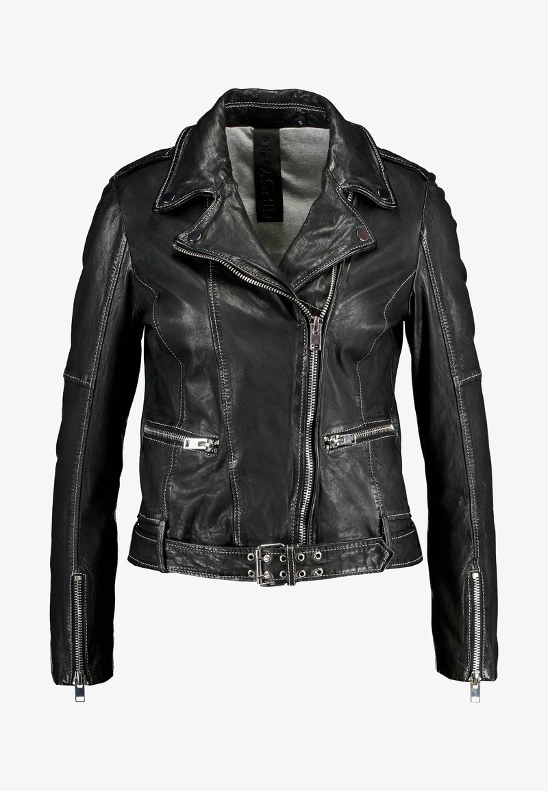 Gipsy Skinnjakke black Zalando.no Gipsy CAIT - Skinnjakke - black