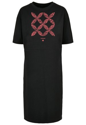 CORAL - Jerseykleid - schwarz