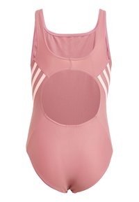 adidas Sportswear 3-STRIPES - Costume da bagno - preloved crimson   pink spark