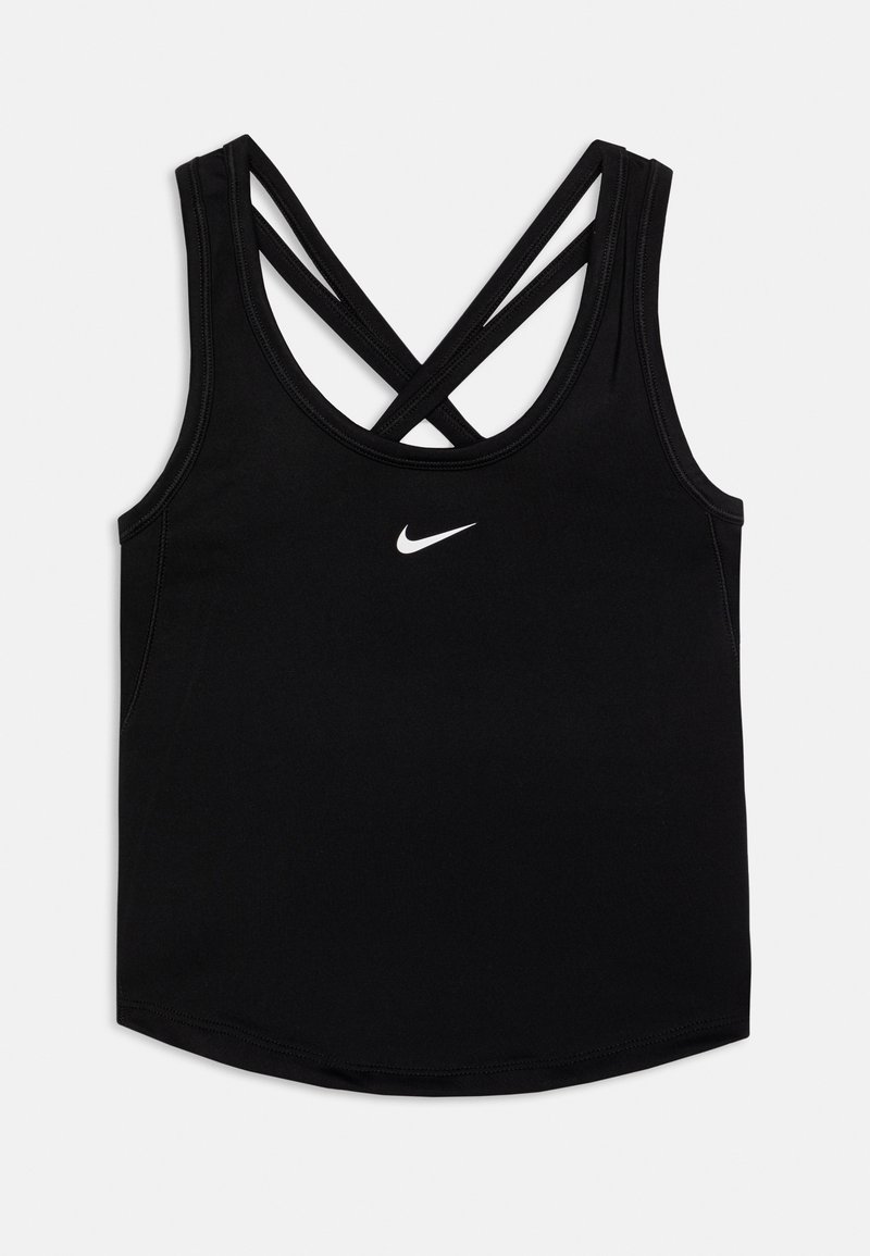 Nike Performance ONE TANK UNISEX - Linne - black/white/svart - Zalando.se