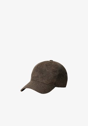 Hackett London, HACKETT LONDON CAP SR WL CASH TWILL CAP - Pet - taupe beige