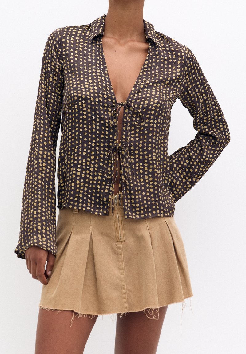 PULL&BEAR Blouse - mustard yellow