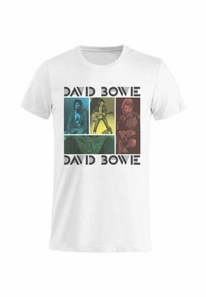 DAVID BOWIE MICK ROCK - T-shirt print - white