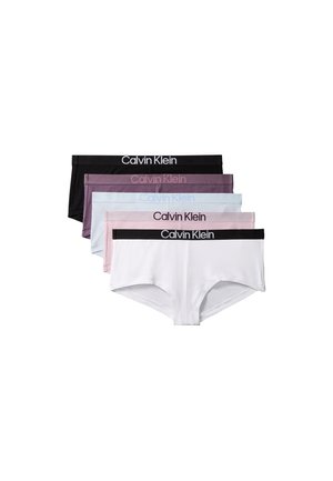 Calvin Klein Underwear, 5 PACK - Dámske boxerky - black/classic white/plein air/vinta