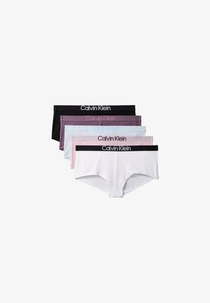 Calvin Klein Underwear, 5 PACK - Dámske boxerky - black/classic white/plein air/vinta