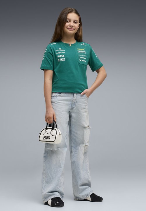 PUMA X ASTON MARTIN ARAMCO F1® TEAM REPLICA T-SHIRT UNISEX - Print T-shirt - green lux — foto 3