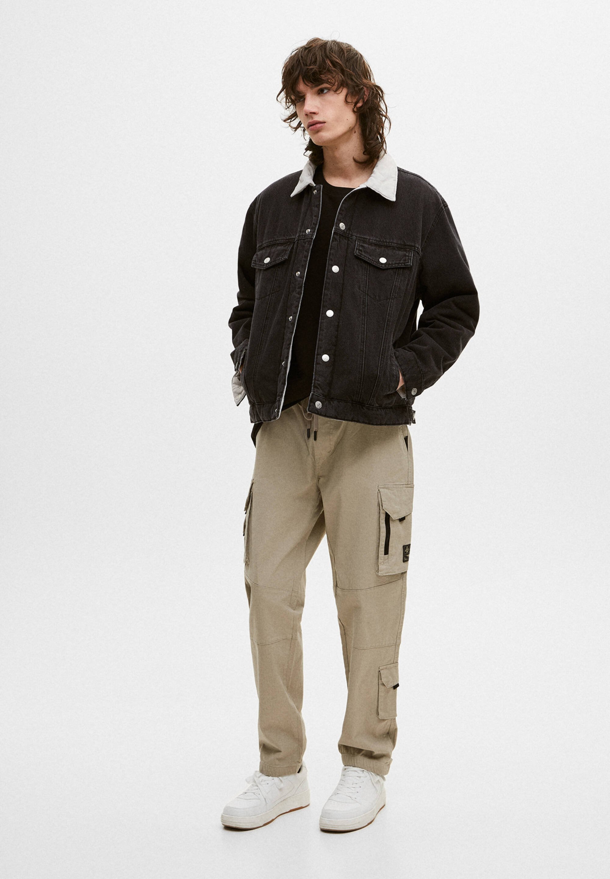 PULL\u0026BEAR Pantaloni cargo - off white/avorio - Zalando.it