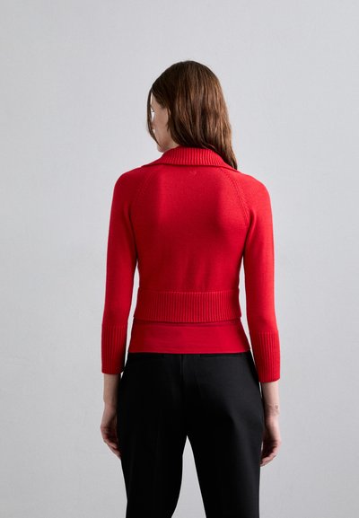 Victoria Beckham DOUBLE LAYER - Πουλόβερ - red