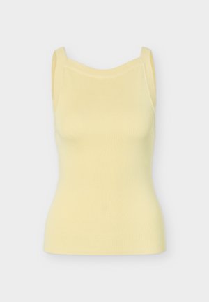 Gina Tricot, SINGLET - Μπλούζα - golden-coloured haze