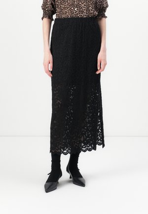 PCJOHANNE ANKLE SKIRT - A-line skjørt - black