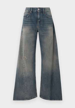 PANTS POCKETS - Jeans relaxed fit - grey blue