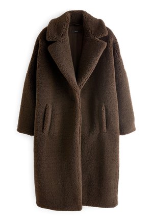 Next TEDDY BORG LONG - Manteau classique - brown