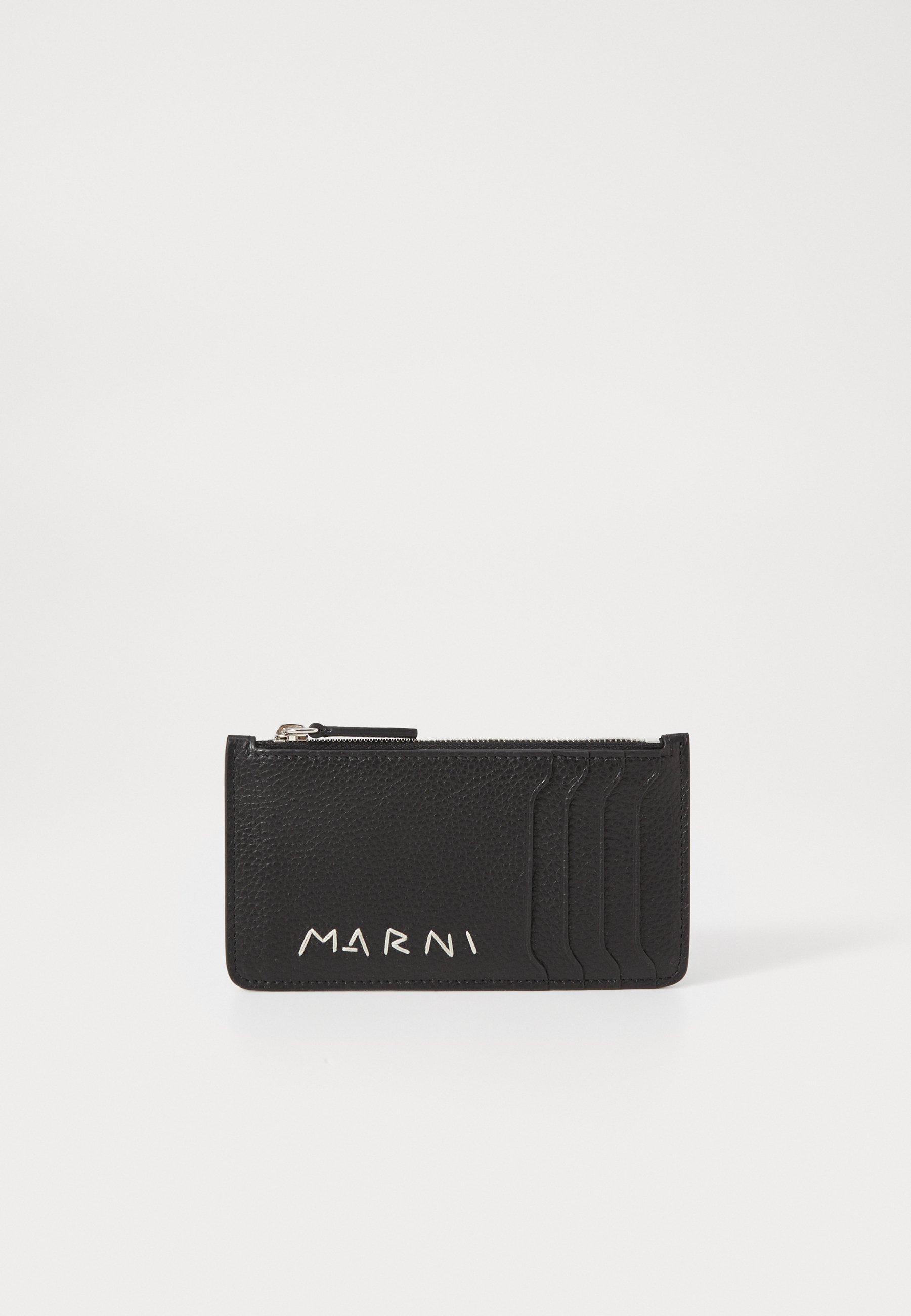 Marni ZIPPED CARD CASE UNISEX - Wallet - black - Zalando