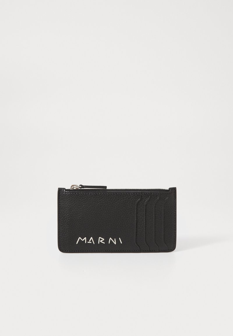 Marni - ZIPPED CARD CASE UNISEX - Lommebok - black, Forstørre