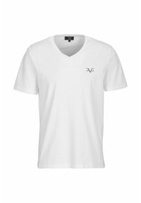 19V69 Italia ALESSIO 2PACK - T-Shirt basic - white white/wei - Zalando.de