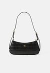 EMBOSSED  - Handbag - black/antique light gold-coloured
