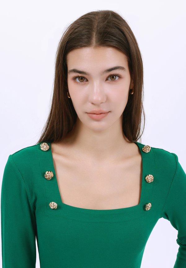 Long sleeved top - teal2