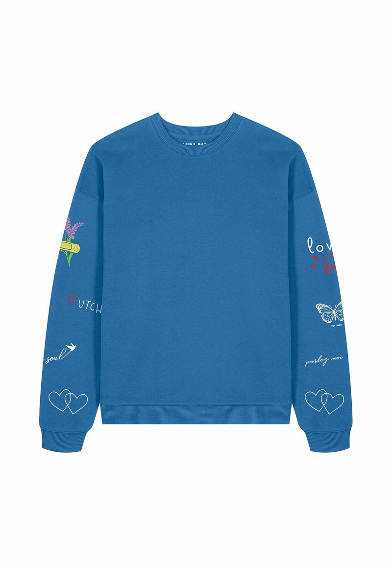 Mira Paris SWEETHEART TATTOO UNISEX Sweatshirt blue/blau Zalando
