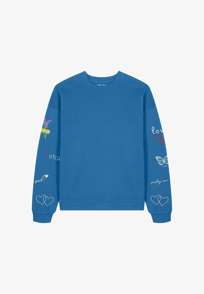 Mira Paris SWEETHEART TATTOO UNISEX Sweatshirt blue/blau Zalando