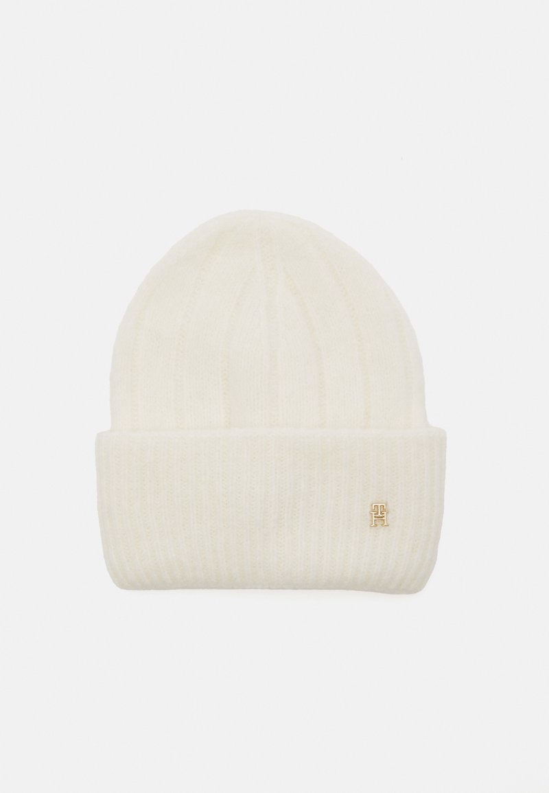 Tommy Hilfiger TIMELESS BEANIE - Pipo - ancient white