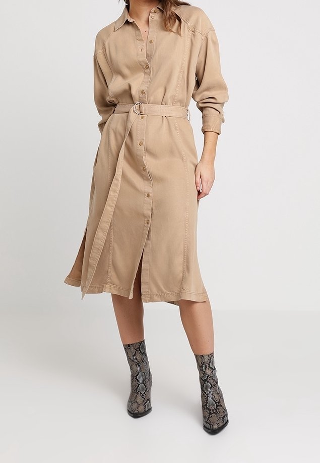 weekday denim dress Weekday Denim dress - camel - (Pre-owned)