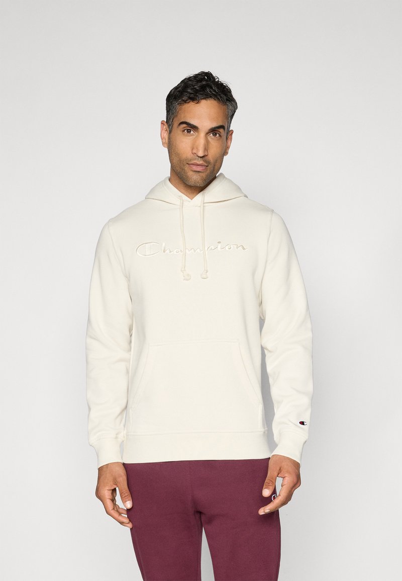 Champion ICONS TONAL HOODIE LARGE LOGO - Pulover s kapuco - beige