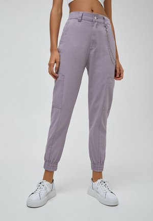 Pantalon cargo - purple