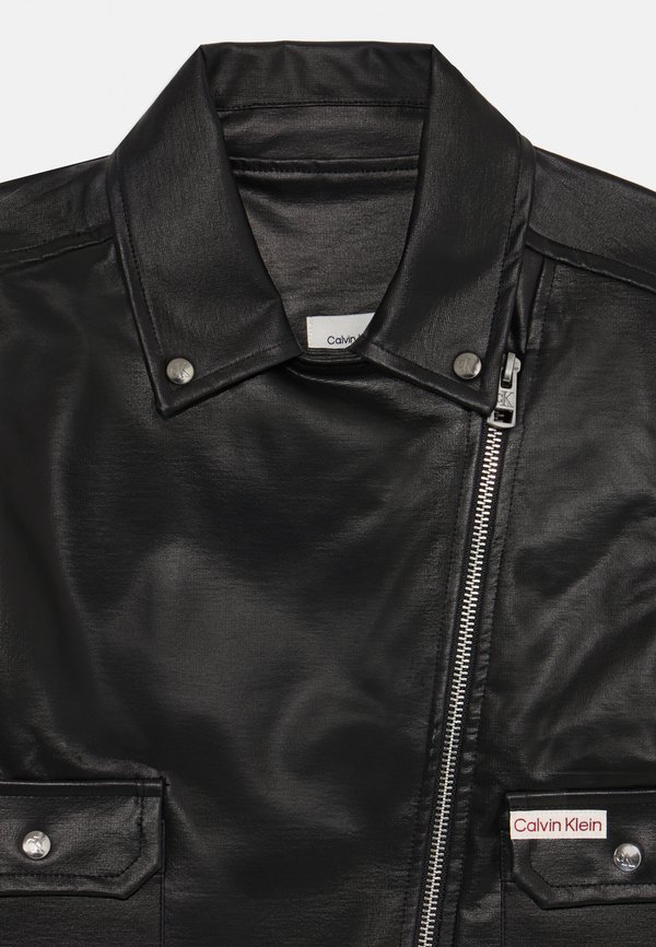BIKER JACKET - Faux leather jacket2