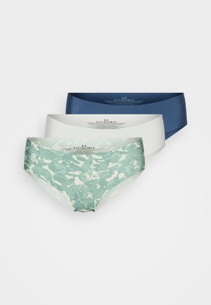 HIPSTER PURE NO SHOW SOLID 3 PACK - Braguitas - green/gray/dark blue