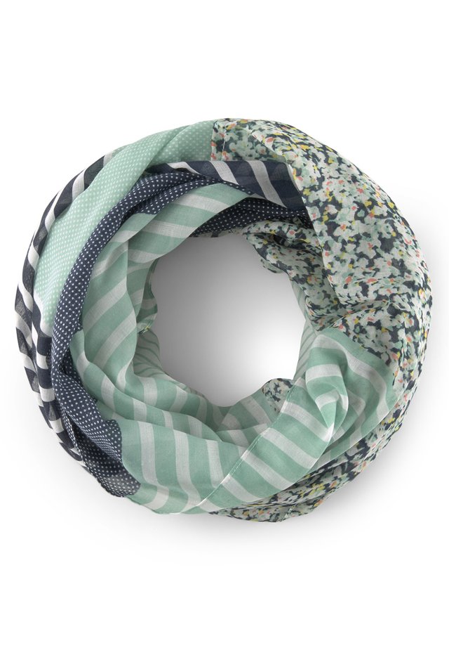 MIT PRINTS - Schlauchschal - soft leaf green