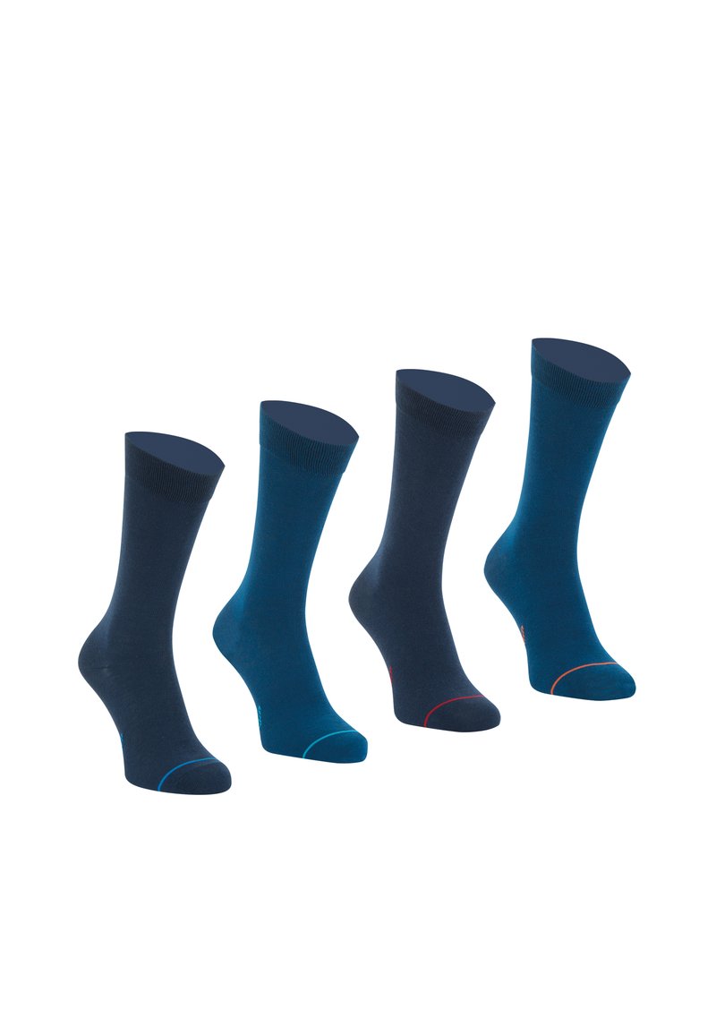 Athena LOT DE 4 PAIRES DE PACK - Chaussettes - marine bleu marine bleu