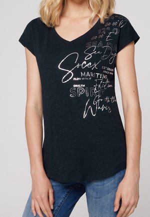 T-shirt med print - dark blue