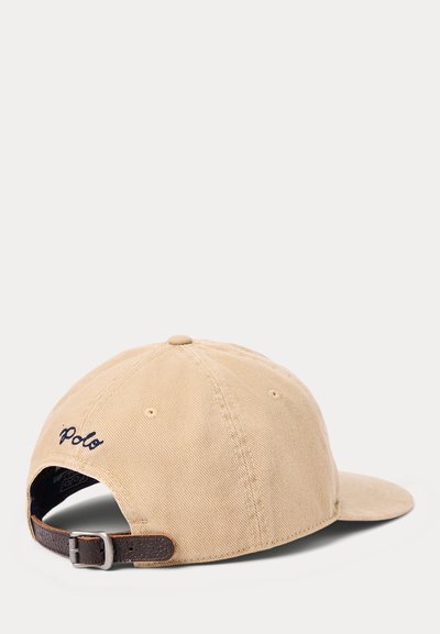 Polo Ralph Lauren APPLIQUÉD TWILL BALL CAP - Șapcă - cafe tan