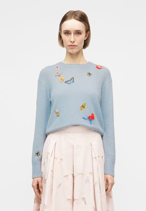 CREW NECK JUMPER - Jersey de punto - light blue