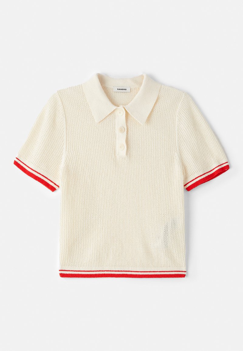 sandro Poloshirt crème sandro Poloshirt crème