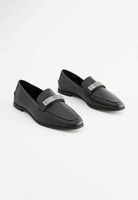 Next FOREVER COMFORT SLIM HARDWARE LOAFERS REGULAR FIT - Slip-ins - black