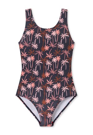 Maillot de bain - grau/rot